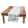 thumbnail image 1 of Nautical Table Runner, Marine Theme Fish Colony in Childish Style Underwater Life Simple Monochrome, Dining Room Kitchen Rectangular Runner, 3 Sizes, by Ambesonne, 1 of 2