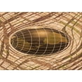 thumbnail image 1 of Ahgly Company Machine Washable Indoor Rectangle Transitional Yellow Orange Area Rugs, 7' x 10', 1 of 7