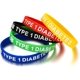 thumbnail image 4 of 5 Pcs Silicone Rubber Blood THINNER Medical Alert ID Wristband Emergency,5 Colors, 4 of 5
