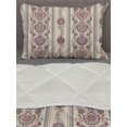 thumbnail image 3 of Floral Comforter & Sham Bedding Set, Middle Eastern Ottoman Medieval Ornamental Pattern, 3 pcs Duvet Set Microfiber Filling Quilt, 5 Sizes, Eggshell Dried Rose, by Ambesonne, 3 of 4