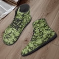 thumbnail image 4 of POLERO Green Camo Print Casual Tennis Shoes for Men Women Breathable High Top Work Sneakers Running Walking Tennis Jogging Walk Shoes Fitness Travel Trainer Athletic Sneaker for All Weather, 4 of 7