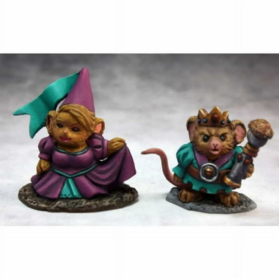 Mousling King and Princess Miniature 25mm Heroic Scale Dark Heaven Legends Reaper Miniatures