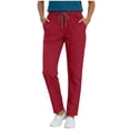 thumbnail image 6 of Tnhcen Women's Drawstring Waist Elastic Waist Multi - Pocket Cargo Medical Scrub Pants for Nurses/Healthcare Staff, XS - 2XL Plus Size Comfortable Stretch Work Trousers, 6 of 9