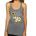 thumbnail image 1 of In A World Where You Can Be Anything Be Kind Inspirational/Christian Tri-Blend Racerback Tank Top, Premium Heather, Small, 1 of 3