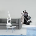 thumbnail image 2 of Escultura Abstracta De Resina Con Forma De Cámara De Llama, Adorno Moderno De Escritorio, Figura De Fuego única, Artesanía Para Patio, Oficina, Estantería, Armarios, Amigos, Bar, Familia., 2 of 8
