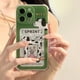 thumbnail image 5 of Funda de teléfono transparente con Soporte para tarjeta de cachorro de dibujos animados lindo para iPhone 15, 14, 13, 12, 11 Pro Max, XS, X, 8, 7 Plus, cubierta de ranura de arcoíris de flores, 5 of 5