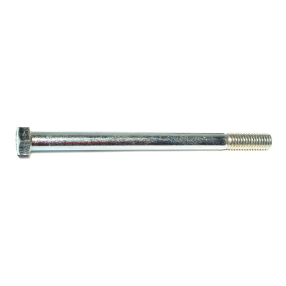 7/16"-14 x 6" Zinc Plated Grade 5 Steel Coarse Thread Hex Cap Screws CSHS5-382