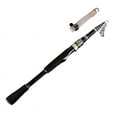Telescopic Road Rod Straight Handle Spinning Wheel Carbon Ultra Light