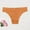 c01Orange, variant on LNWUY Seamless Underwear for Women Trendy Low Rise Hipster Wave Edge No Show Bikini Panties Womens Cheeky Brown XL