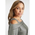 thumbnail image 2 of Jessica London Women's Plus Size Cold Shoulder Top, 2 of 5