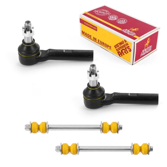 Metrix Premium Chassis Parts - 4 PC Outer Tie Rod End & Front Sway Bar Stabilizer End Link Kit Fits 98-03 Ford Explorer, 01-10 Mazda B2300, 98-01 B2500, ES800290, K700542, K7275