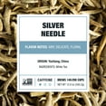 thumbnail image 6 of Tiesta Tea - Silver Needle White Tea, Single Origin Premium White Loose Leaf from China, 100% Pure Unblended Low Caffeinated Tea, Make Hot or Iced Tea & Up to 200 Cups - 12oz Resealable Bulk Pouch, 6 of 9