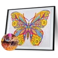 thumbnail image 2 of Cuadros Decorativos DIY completo especial en forma de taladro cristal diamante pintura mariposa diamantes de imitación arte Likrtyny embutido en tela, 2 of 9