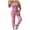 Z01 Pink, variant on Conairie Womens Bib Overalls Womens Solid Color Comfy Boho Streetwear Rompers One Piece Outfits With Pockets Green L