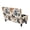 Abstract Flower, variant on FOR U DESIGNS Blue Vintage Flower Print Ottoman Slipcover Stretch Flip-Top Storage Stool Cover Washable Rectangle Footrest Cover with Elastic Band, Non-Slip Removable Bench Protector for Kids