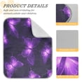 thumbnail image 4 of Pet Cooling Pad Foldable Self Cooling Mat Breathable Pet Cushion Sleep Pad for Dogs and Cats Glowing Butterflies Pattern M, 4 of 9