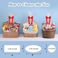 thumbnail image 3 of 12 Pcs Clear Cellophane Gift Bags 24x30 Inch Cellophane Wrap for Gift Baskets Large Basket Bags for Mothers Day Graduation Gifts Stuffed Animal Candy Baby Bridal Shower(Ribbon not included), 3 of 3