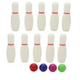 thumbnail image 2 of Bowling Game, 10 Pins 4 Balls Develop Spatial Awareness Cultivate Interest Bowling Set  For Various Parties For School Activities, 2 of 8