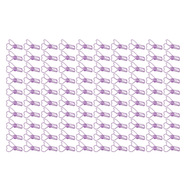 Office Binder Clips, Multipurpose Binder Clips For Account For Clothing For Tickets Purple,Rose Gold