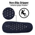 thumbnail image 2 of YUNOVA Women Knitted Slipper Socks Winter Sherpa Plush Sock Slipper Non-Slip Fleece Fuzzy Indoor Socks With Grippers, 2 of 7