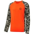 thumbnail image 3 of BASSDASH Men’s Lightweight Camo Hunting Shirt UPF 50+ Sun Protection Long Sleeve Hiking Fishing Performance Tee Mesh Panels, 3 of 8