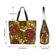 thumbnail image 5 of Fotbe Sunflower Bolsa Tote Estética de Lona con Estampado para Mujer - Bolsa Reutilizable de Hombro Casual para Vacaciones, Compras, Trabajo y Gimnasio, 5 of 8
