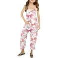 thumbnail image 2 of Girls Jumpsuit Sleeveless Summer Outfits For Girls Loose Rompers Bowknot Cute Clothes, 2 of 6