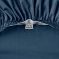 thumbnail image 3 of Better Homes & Gardens Cool & Crisp 4-Piece Washed Indigo Cotton Percale Sheet Set, King, 3 of 6