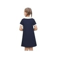 thumbnail image 5 of Girls Dress T-Shirt Basic Vintage Loose Straight Casual School 5 Years, 5 of 8