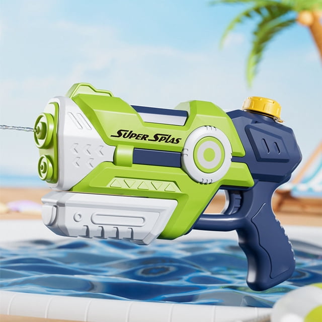 Water Guns For Kids 3 Colors Double Nozzle Guns High Capacity Water Blasters Long Range Summer Outdoor Beach Pool Toys Water Fight Games