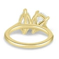 thumbnail image 6 of ESTE ORIGIN 3.00 Ct Moissanite Toi et Moi Pear & Marquise Ring in 14K Yellow Gold for Women's, 6 of 8