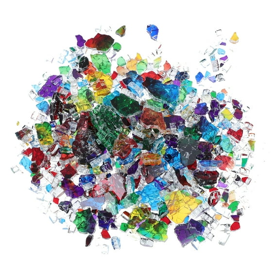 5 Bags of DIY Mosaic Tiles Chips Vases Picture Frames Flowerpots Mosaic Pieces Irregularity Mosaic Pebble for DIY Crafts Plates Jewelry Home Decoration