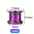 thumbnail image 5 of Beisidaer For Daiwa Fishing Reel Spool Interchangeable Metal Wire Cup For Ls8000/10000/12000 Kcn3 8000/10000/14000 Spinnings Reel Part, 5 of 7