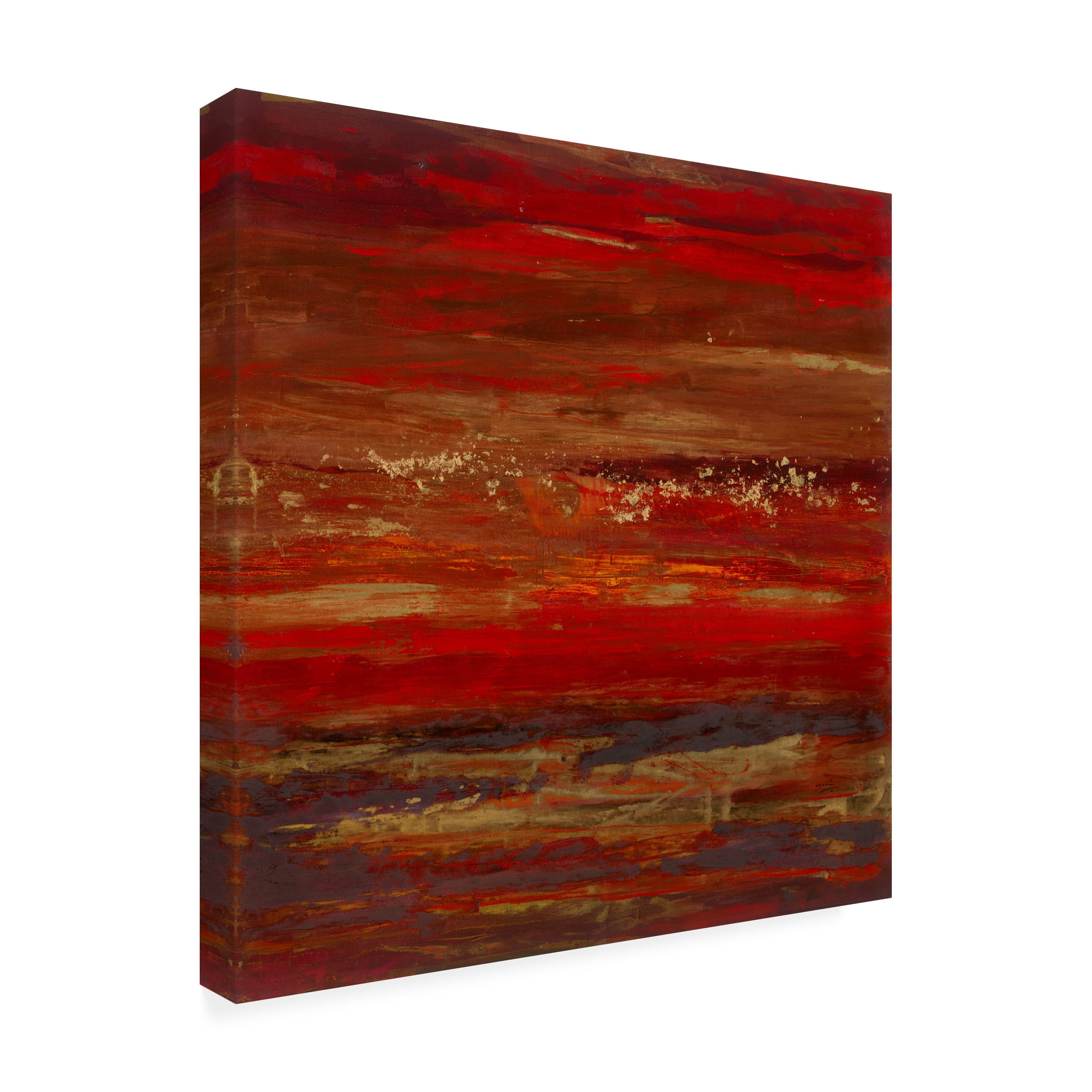 Azarin 'Red Dawn Horizon' Canvas Art