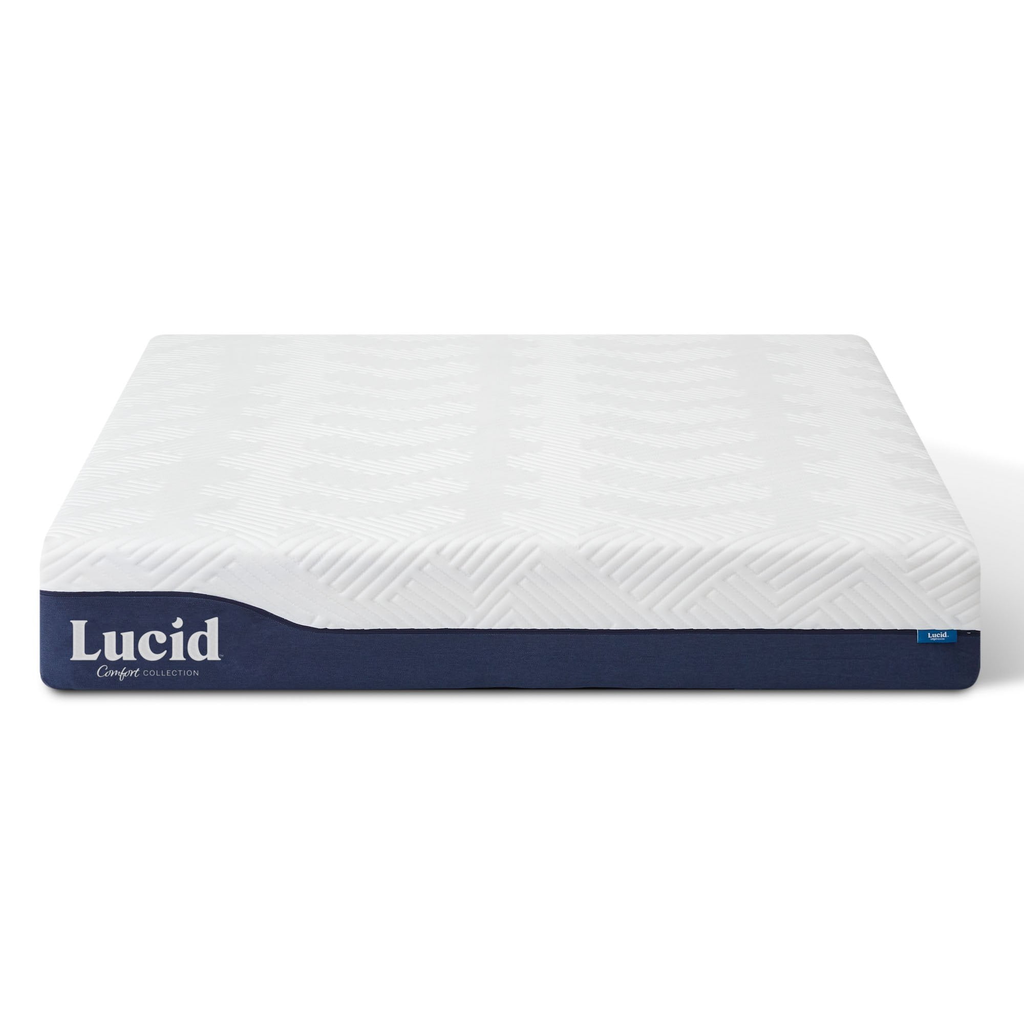 Lucid Comfort Collection 10" Gel and Aloe Hybrid Memory Foam Mattress, Cal King