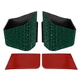 thumbnail image 1 of Estuche para Gafas de Sol de Coche Unique Bargains Soporte Universal para Gafas de Sol de Coche ABS, Piedras de Rhinestone Verde 3.35"x2.68" 1 Par, 1 of 7