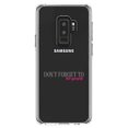 thumbnail image 1 of DistinctInk Clear Shockproof Hybrid Case for Samsung Galaxy S9+ PLUS (6.2" Screen) - TPU Bumper Acrylic Back Tempered Glass Screen Protector - Don't Forget to Love Yourself, 1 of 5
