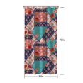 thumbnail image 5 of Pioneer Flower Floral Print Pattern Shower Curtain 36"x72", Bathroom Decorative Shower Curtain Set with 12 Hooks, Waterproof Washable, 5 of 6
