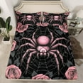 thumbnail image 2 of Feelyou Pink Gothic Animal Bed Sheets, Vintage Anniversary Rose King Sheets, Teens Kids Boys Girls Sheet Set, Lightweight Room Decor, 4pcs, 2 of 7