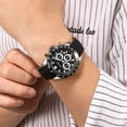 thumbnail image 4 of MEGIR Luxury Sports Men Watch Chronograph Silicone Quartz Wristwatch Waterproof Calendar Large Dial, 4 of 9
