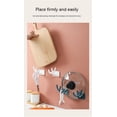 thumbnail image 3 of Yidarton kitchen must havesHome Kitchen Wall Hanging Can Be Combined With Antler Pot Cover Rack Multifunctional Non-perforated Moisture-proof Non-slip Hook Chopping Plate Rack (pack of two) White, 3 of 12