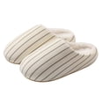 thumbnail image 5 of Yindaity Women's Slippers Women's Platform Slippers Genuine Suede Slip-on Warm FuzzyEasy Autumn Winter Fluffy Comfy Furry Shoes for Outdoor Indoor(White,15.99), 5 of 5