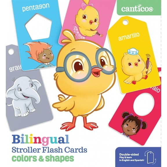 Canticos Cards Canticos Bilingual Stroller Flash Cards: Colors & Shapes, (Board Book)