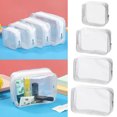 thumbnail image 4 of DEKAXID Bolsas de PVC transparentes Organizador de viaje Neceser de maquillaje transparente Neceser de cosméticos Neceser de aseo Neceser de maquillaje Neceseres de lavado, 4 of 6