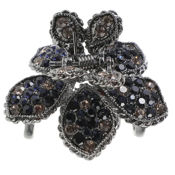 Zehuanyu Hair Bun Clip Ponytail Claw Clip Women Ponytail Holder Rhinestone Hair Accessory for Girls