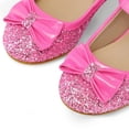 thumbnail image 4 of Kushyshoo Light Pink Girls Dress Shoes Mary Jane 1.5in Low Heel Pumps Wedding Party Princess 12M, 4 of 4