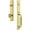 Lifetime Brass, variant on Grandeur Fifth Avenue C Grip Single Cylinder Handleset with Parthenon Interior Knob