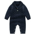 thumbnail image 2 of SKIYLEVZ Baby and Toddler Unisex Jumpsuit Babies' Clothes Plush Long Sleeve Polar Fleece Hooded Jumpsuit Infant Winter Outfit Soft Warm Clothes Outfit Fall Winter Warm Clothes, 2 of 3