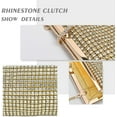 thumbnail image 2 of Rhinestone Clutch Sparkly Purse Evening Wedding Clutch Glitter Bridal Elegant Evening Bags for Women, 2 of 6