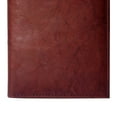 thumbnail image 3 of Genuine Leather Business Card Holder Organizer Holds 96 Cards Burgundy Office !!, 3 of 5